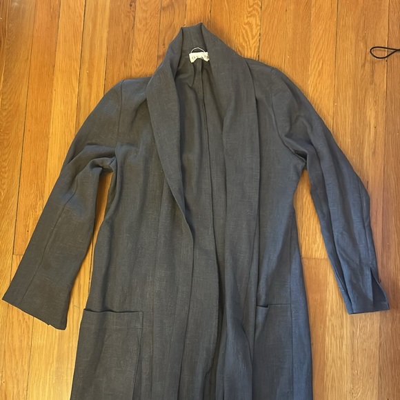 Ovate gray wren jacket medium linen - Picture 3 of 8